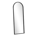 Wooden Full Length Mirror Arched Floor Mirror