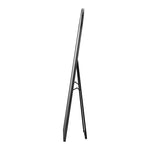 Full Length Mirror Arched 166x60cm Free Standing Black