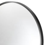 Full Length Mirror Arched 166x60cm Free Standing Black