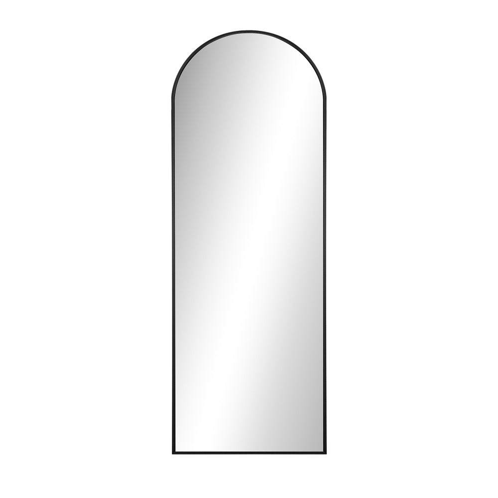 180x70cm Full Length Mirror Arched Floor Mirrors Black