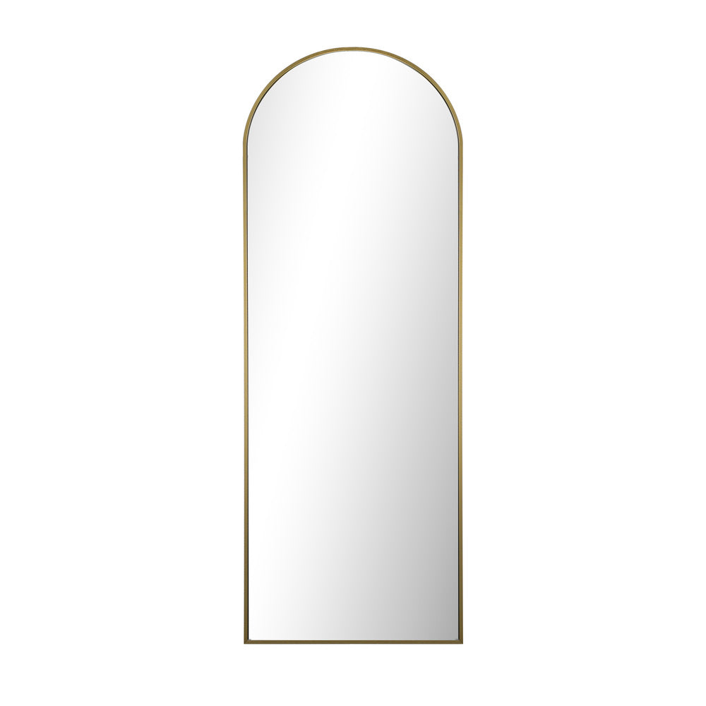 180x70cm Full Length Mirror Arched Floor Mirrors Black