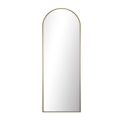 180x70cm Full Length Mirror Arched Floor Mirrors Black