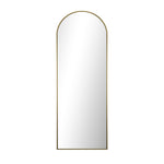 180x70cm Full Length Mirror Arched Floor Mirrors Black/Gold