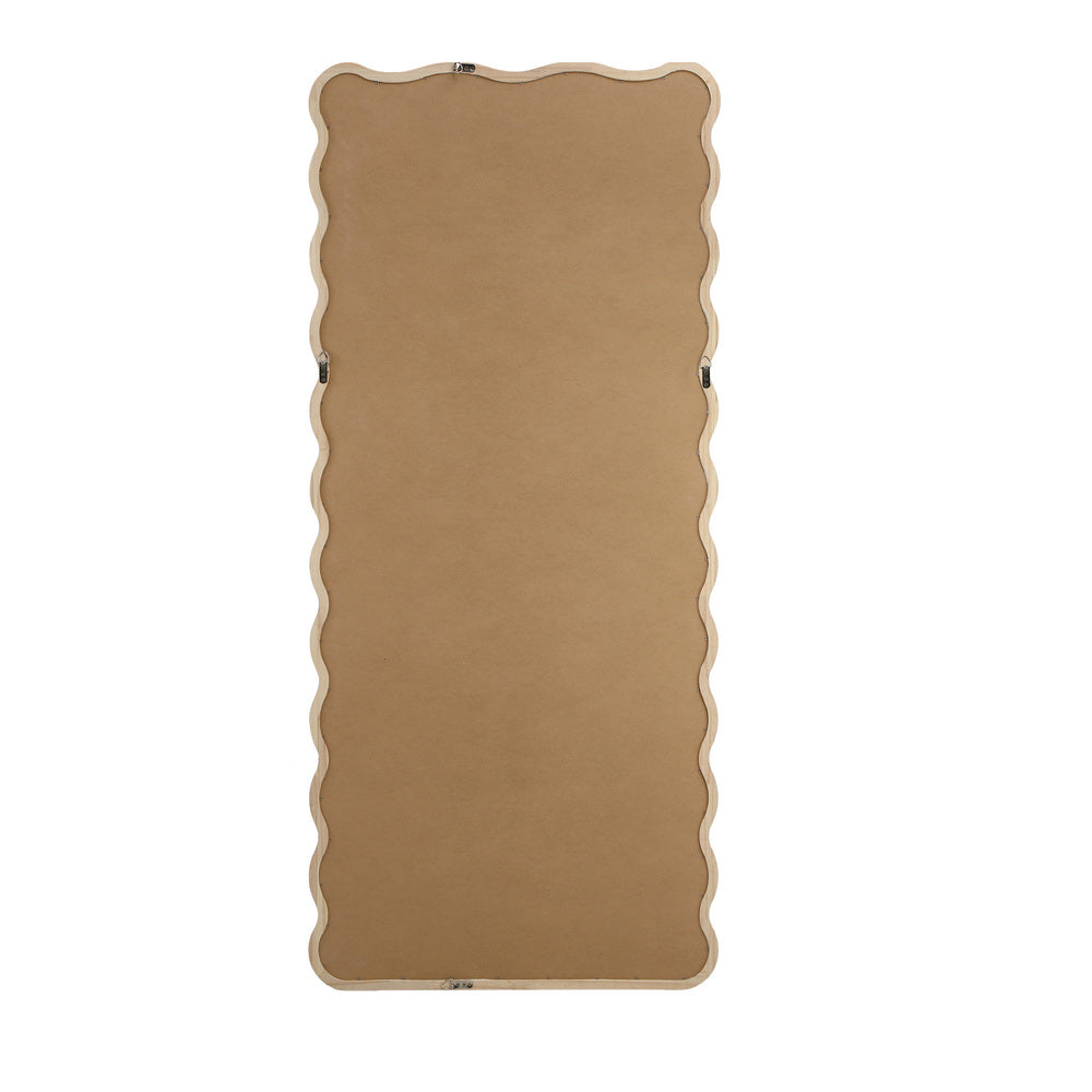 Wooden Full Length Mirror 165x60cm Wavy Floor Mirrors