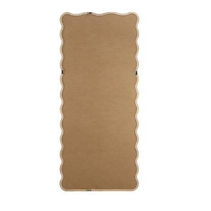 Wooden Full Length Mirror 165x60cm Wavy Floor Mirrors