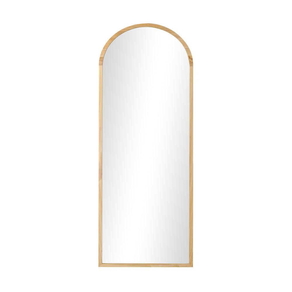 Wooden Full Length Mirror 180x70cm Wavy Floor Mirrors