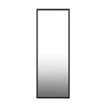 Wooden Full Length Mirror Rectangle 166x60cm Black