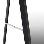 Wooden Full Length Mirror Rectangle 166x60cm Black