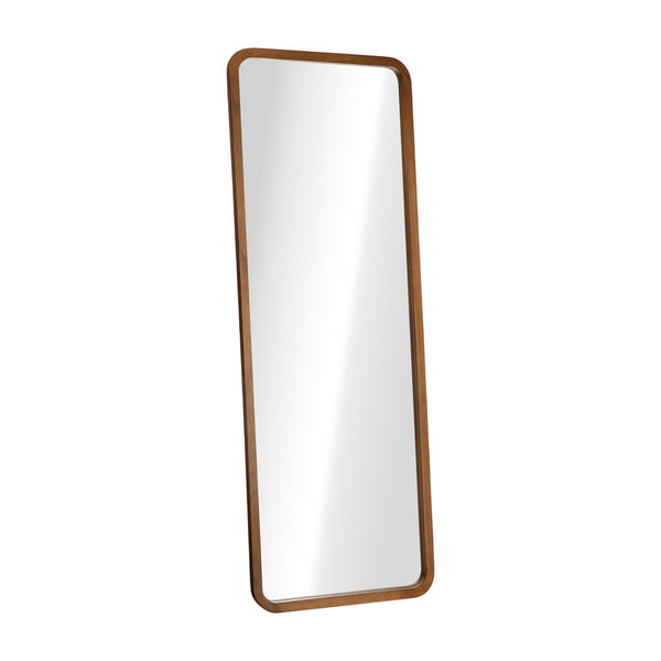  Full Length Mirror Rectangle Dressing Mirror Walnut Wood Frame