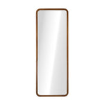 Full Length Mirror Rectangle Dressing Mirror Walnut Wood Frame