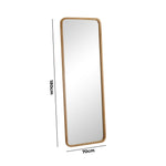 Wooden Full Length Mirror 180x70cm Rectangle Floor Mirrors