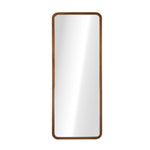 Full Length Mirror Rectangle Dressing Mirror Walnut Wood Frame