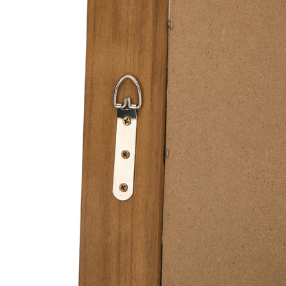 Full Length Arch Mirror 165x60cm Wood Wall Mounted White/Natural/Brown