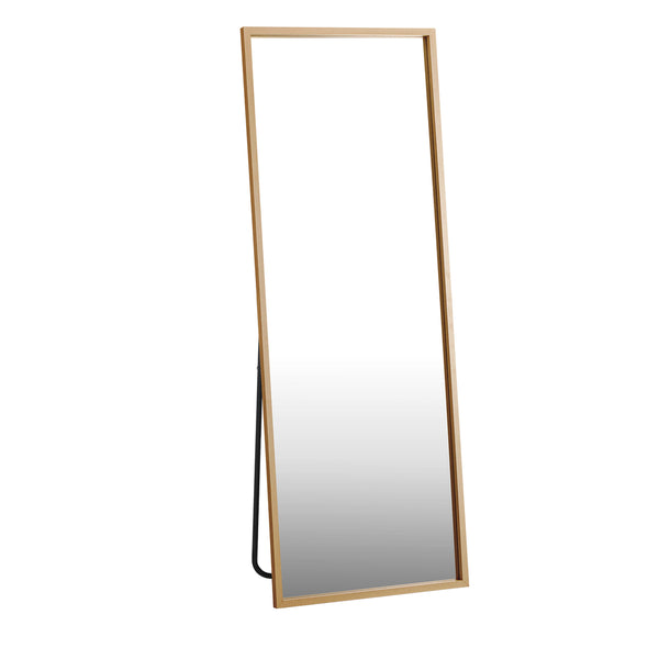  Wooden Full Length Mirror Rectangle Free Standing Black/White/Brown