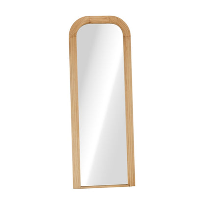 Full Length Arch Mirror 165x60cm Top Round Corner Natural/White/Brown
