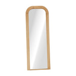 Full Length Arch Mirror 165x60cm Top Round Corner Natural/White/Brown