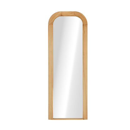 Full Length Arch Mirror 165x60cm Top Round Corner Natural/White/Brown