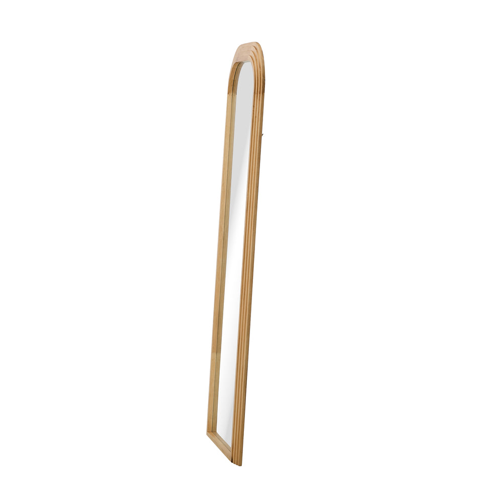Full Length Arch Mirror 165x60cm Top Round Corner Natural/White/Brown
