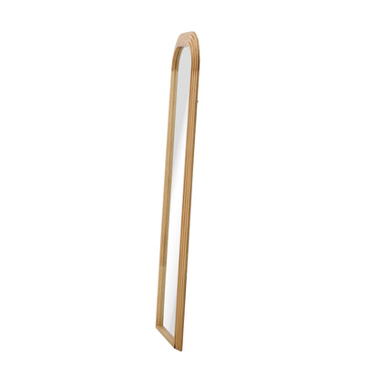 Full Length Arch Mirror 165x60cm Top Round Corner Natural/White/Brown