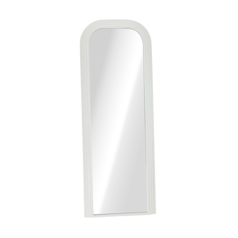 Full Length Arch Mirror 165x60cm Top Round Corner Natural/White/Brown