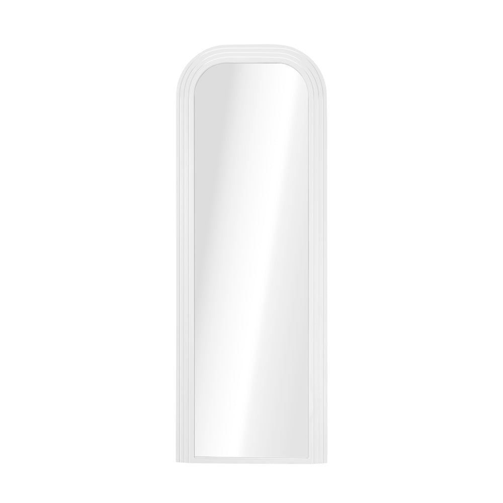 Full Length Arch Mirror 165x60cm Top Round Corner Natural/White/Brown