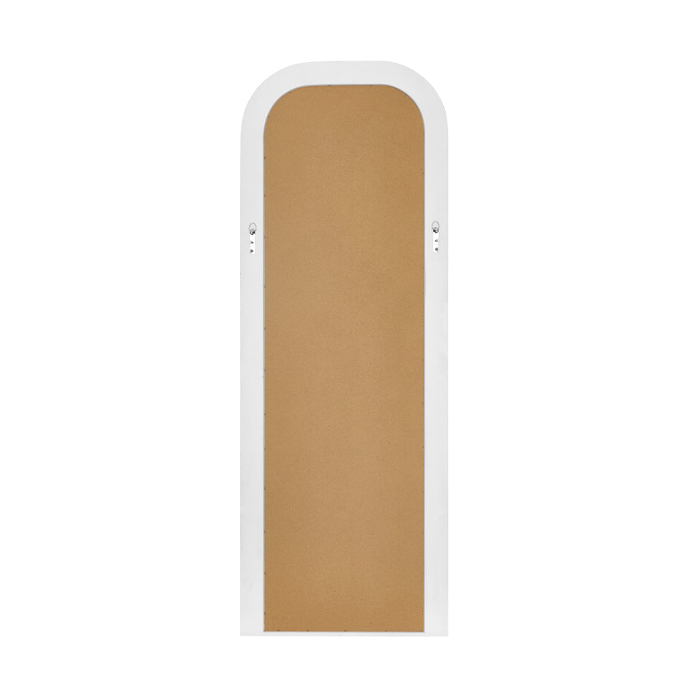 Full Length Arch Mirror 165x60cm Top Round Corner Natural/White/Brown