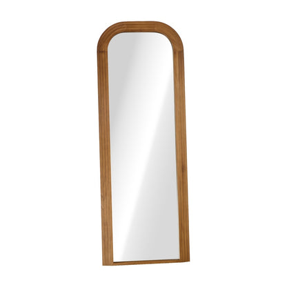 Full Length Arch Mirror 165x60cm Top Round Corner Natural/White/Brown