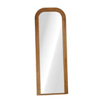 Full Length Arch Mirror 165x60cm Top Round Corner Natural/White/Brown