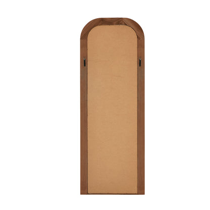 Full Length Arch Mirror 165x60cm Top Round Corner Natural/White/Brown