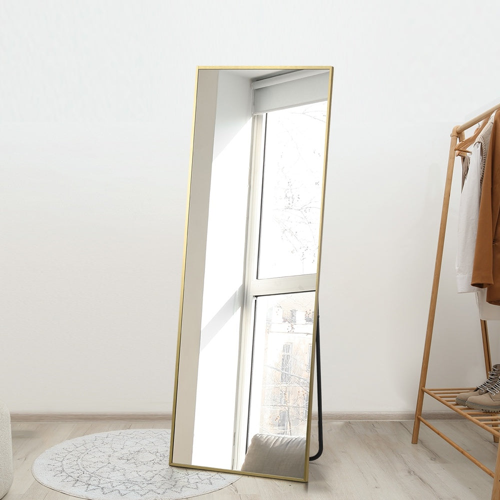 Gold Full Length Mirror Free Standing 166cm | HomeAndLiving - 10