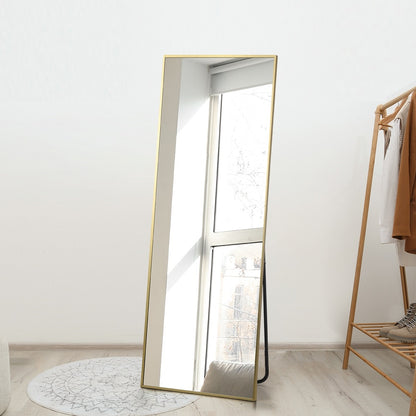 Gold Full Length Mirror Free Standing 166cm | HomeAndLiving - 10