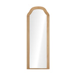 Natural Wood Full Length Floor Mirror 165x60cm Bedroom Makeup Décor