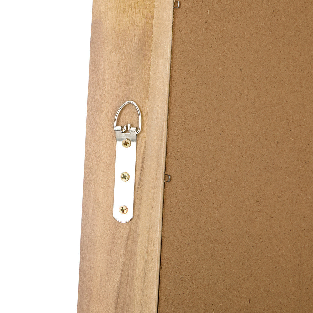 Natural Wood Full Length Floor Mirror 165x60cm Bedroom Makeup Décor