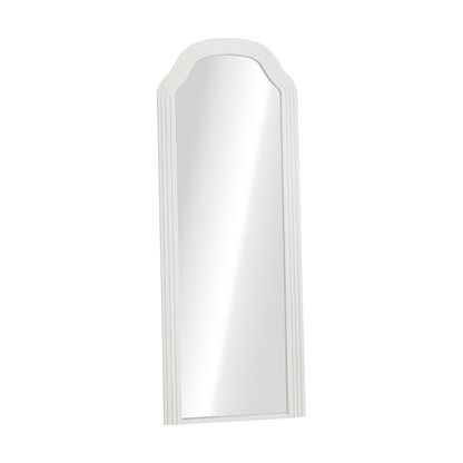 Full Length Makeup Mirror 165x60cm White Wood Frame Bedroom Style