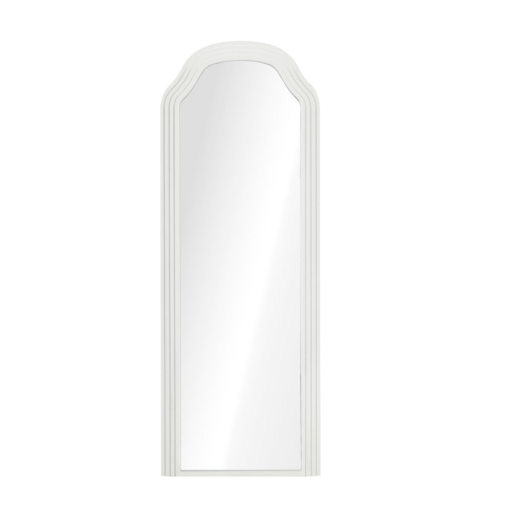 Full Length Makeup Mirror 165x60cm White Wood Frame Bedroom Style