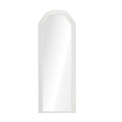 Full Length Makeup Mirror 165x60cm White Wood Frame Bedroom Style