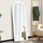 Full Length Makeup Mirror 165x60cm White Wood Frame Bedroom Style