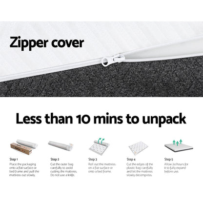 H&L Queen/Double/King/Single Gel-Infused Memory Foam Mattress