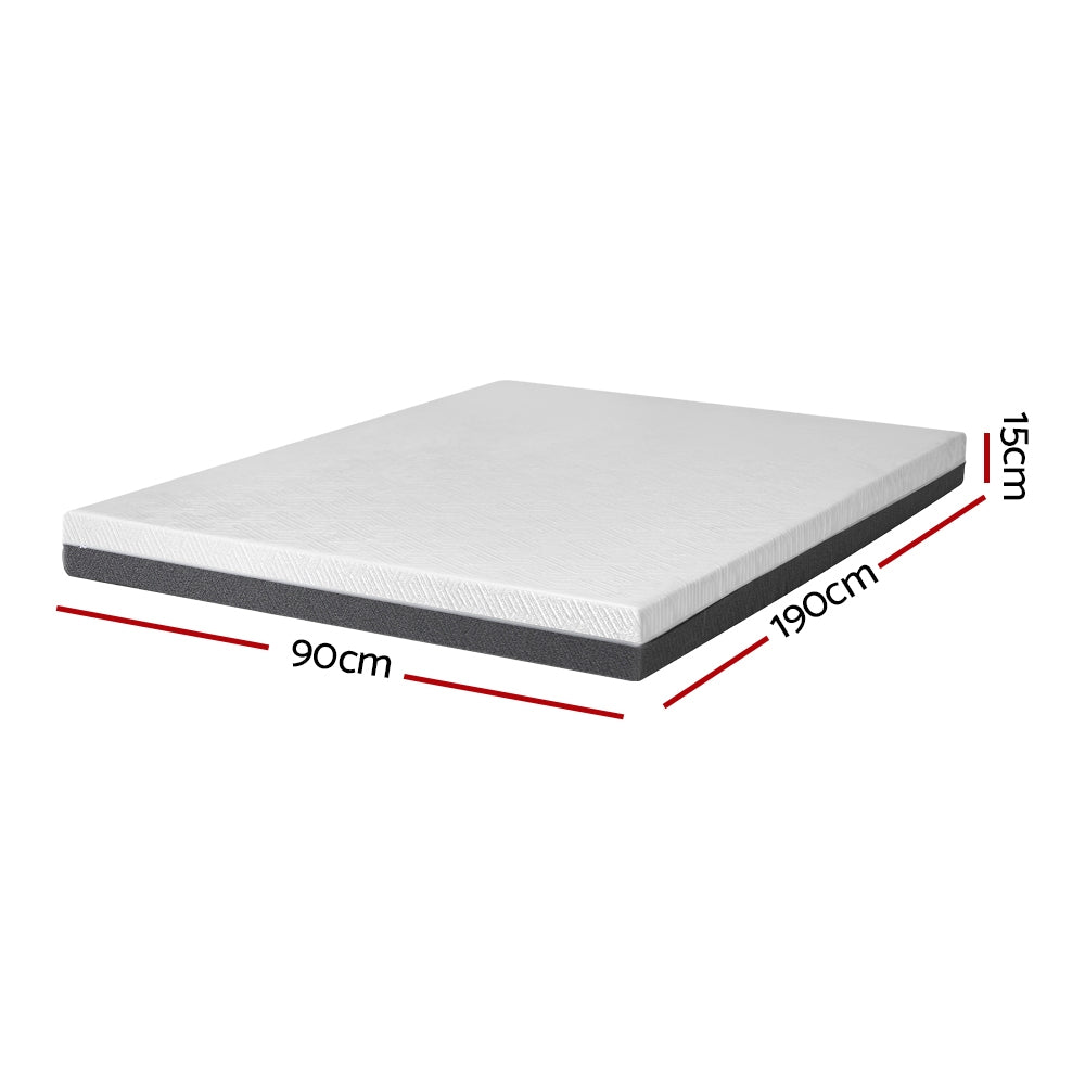 H&L Queen/Double/King/Single Gel-Infused Memory Foam Mattress