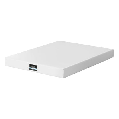 White mattress 137x190cm, side view