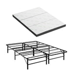 Double Folding Bed Mattress Bamboo Cover | HomeAndLiving