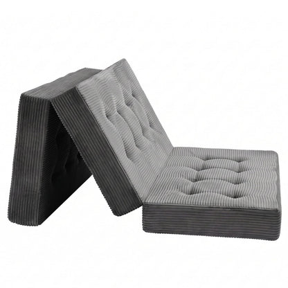 Grey mattress 190x135cm, rear view