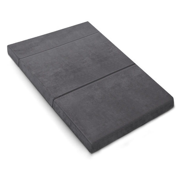  Foldable Mattress Folding Foam Bed Mat Double Grey