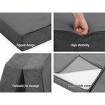 Foldable Mattress Folding Foam Bed Mat Double Grey