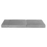 Foldable Mattress Folding Foam Bed Mat Light Grey