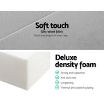 Foldable Mattress Folding Foam Bed Mat Light Grey