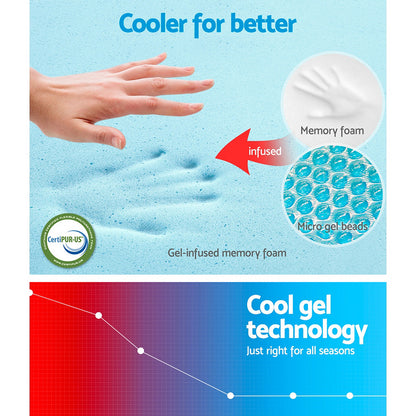 H&L Bedding Alzbeta Cool Memory Foam Mattress King Single Size