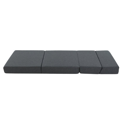 Foldable Mattress Folding Foam Bed Floor Mat Grey