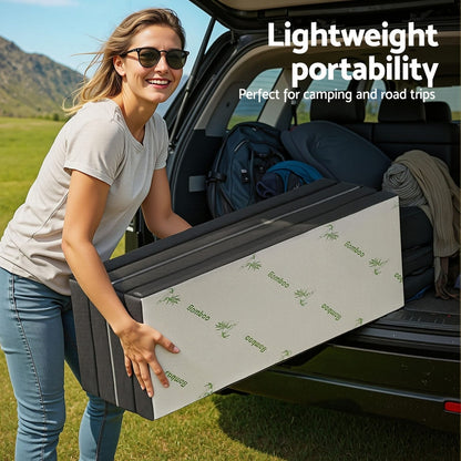 Foldable Foam Mattress Double Size 190x137x10cm