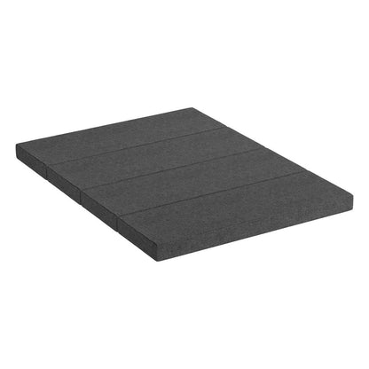 Foldable Queen Mattress Grey 203x153x12cm